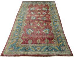 Antique Oushak rug, 9'5 x 15', Circa 1900, RN#ou3813
