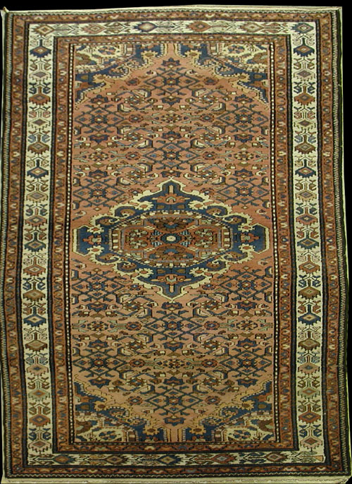 Antique Persian Tribal Hamadon RugCirca 1930, 3'8"x7', RN# tr1