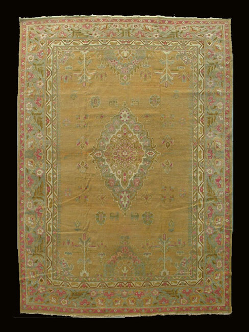 Antique Oriental Agra Rug from IndiaCirca 1900, 10'x13'2", Rug # 26104