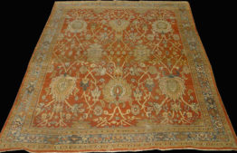 Antique Persian Sultanabad RugCirca 1860, 8'5" x 10', Rug #26113