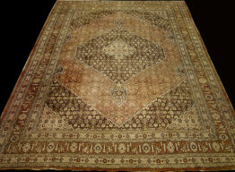 Antique Persian Tabriz RugCirca 1900-1920, 9'7"x13'2", Rug # 26123