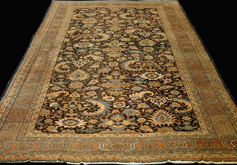 Antique Persian Bakhshayesh Area RugCirca 1850, 10'x13'8" Rug #26273
