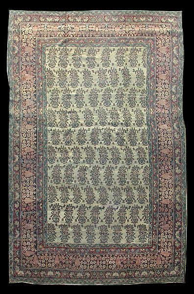 Antique Persian Kirmanshah Rug Circa 1860, 10'x15', Rug #26845