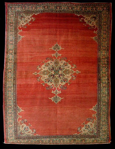 Antique Persian Sarouk Farahan RugCirca 1900, 7' x 10' RN#sa26415