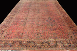 Antique Persian Sarouk Rug14'2" x 24'8", RN#sa26971