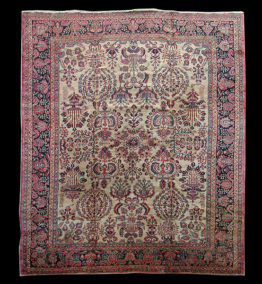 Antique Persian Sarouk RugCirca 1900, 9'x12', Rug #sa26839