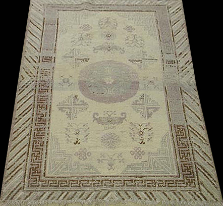 Antique Oriental Khotan RugCirca 1900 4'4" x 6'7" Rug #kh27066