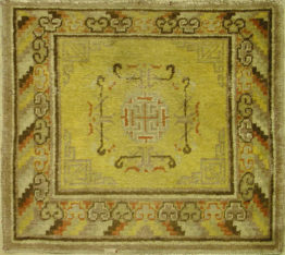 Antique Oriental Khotan RugCirca 1880 2'2" x 2'2" Rug #kh27073
