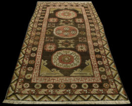 Antique Oriental Khotan Rug4' x 8'1" Rug #kh27078