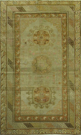 Antique Oriental Khotan Rug5'2" x 9'7" Rug #kh27079