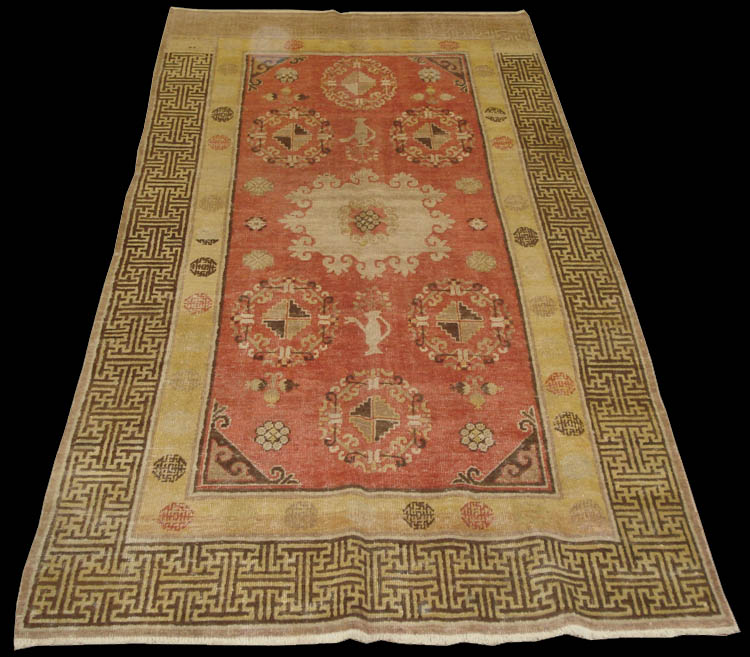 Antique Oriental Khotan Rug4'6" x 9' Rug #kh28010