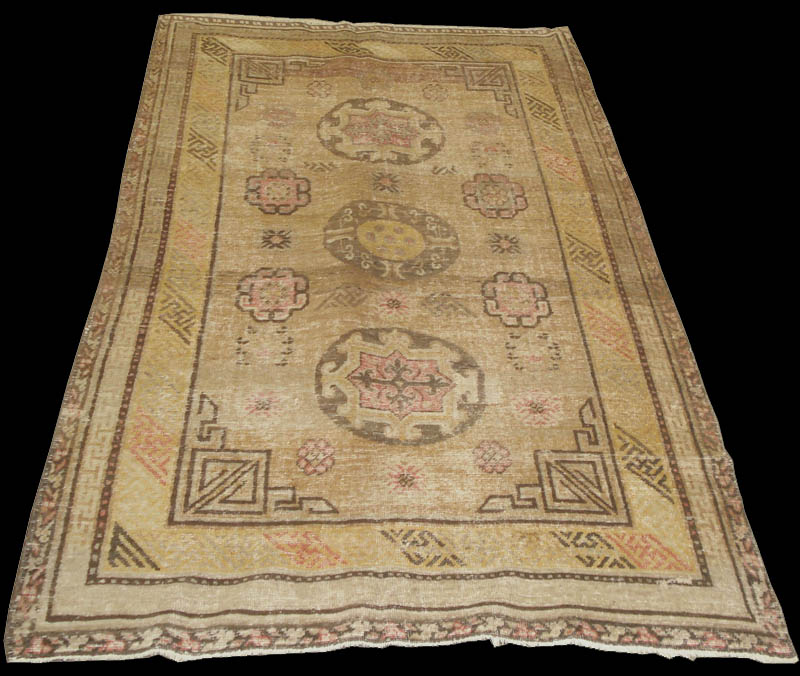 Antique Oriental Khotan Rug4'6" x 8'6" Rug #kh28012