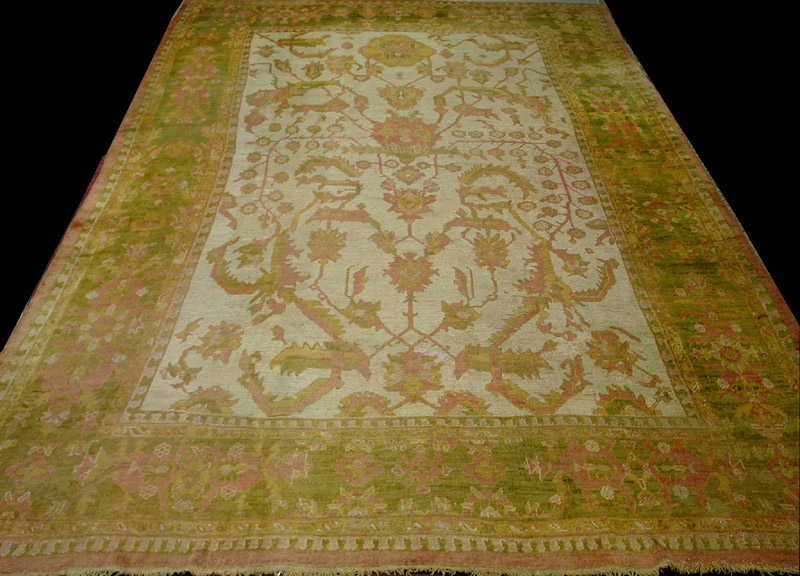 Antique Turkish Oushak antique Oushak rug
12'5"x18' RN#27034