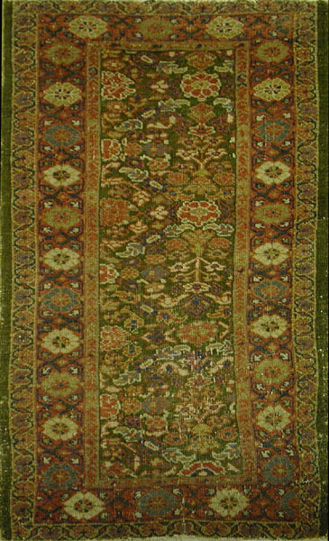Antique Persian Sultanabad RugCirca 1870, 1'6"x 3', RN#su27096