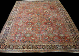 Antique Mahal Rug from IranCirca 1920, 10'5"x14'5", RN#26405