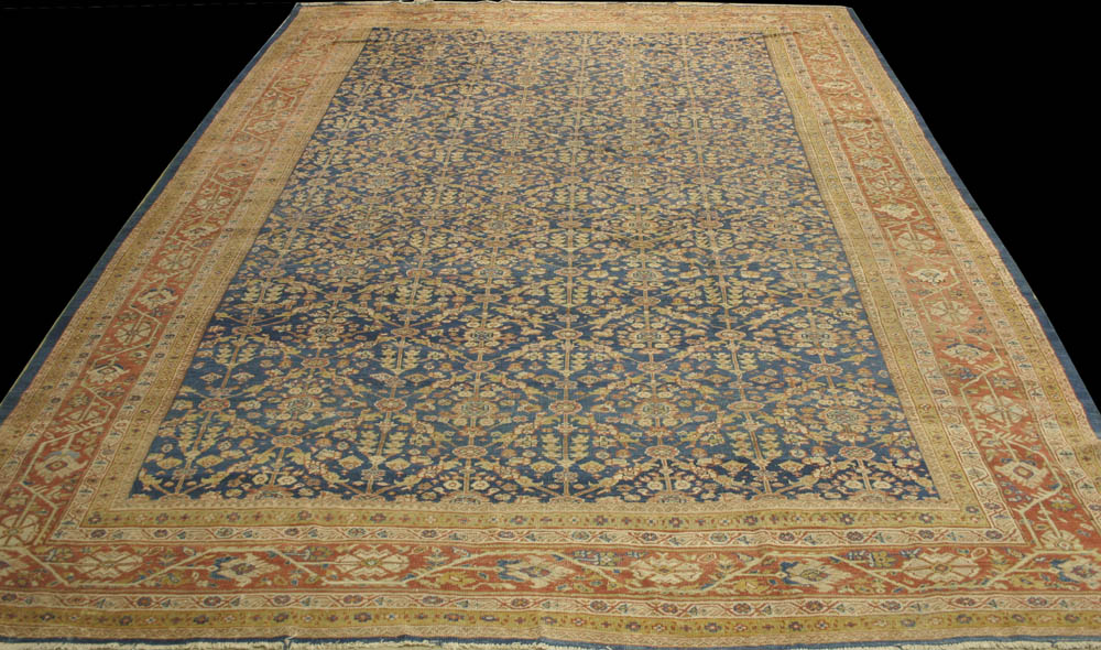 Antique Persian Sultanabad Rug10' X 14'8", RN# 26938