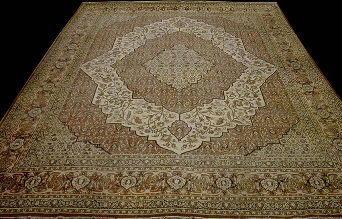 Antique Persian Tabriz RugCirca 1920, 11'5" x 16', RN#tb27103
