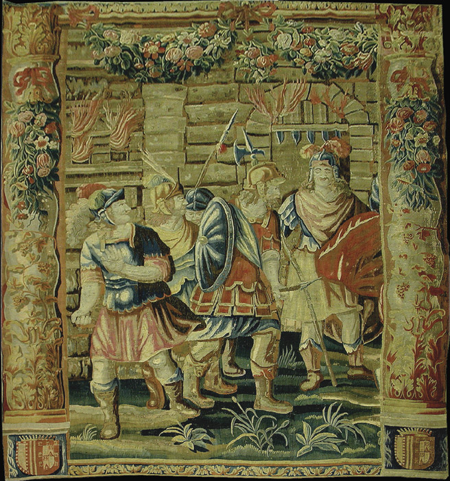 Antique French Tapestry Wall Hanging17th century, 8' x 10'3" Tapestry#Tp28040
