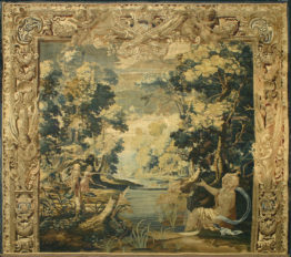 Antique French Wall Tapestry17th century, 9'9" x 10' Tapestry#Tp28052
