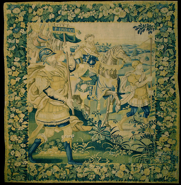 Antique French Wall Tapestry17th century, 8'5" x 10'6" Tapestry #Tp28054