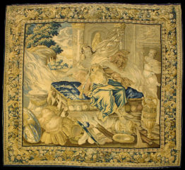 Antique French Tapestry Wall Hanging17th century, 9'10" x 10'6", Tapestry #Tp28213