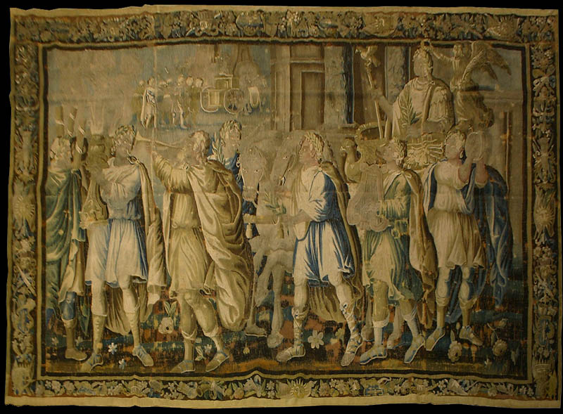 Antique Flemish Tapestry 17th Century, 8'9" x 13'8", #tp28224