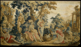 Antique French Tapestry Wall Hanging17th century, 7'6" x 12'6"' Tapestry# Tp3799