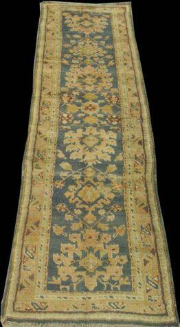 Antique Oushak Runner Rug <br>3' x 12', RN# ou28086 Circa 1920s