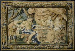 Antique French Tapestry Wall Hanging17th Century, 9'6" x 11'9", Tapestry # 26350