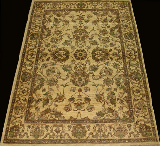 Contemporary Sultanabad Design RugWoven in Pakistan, 5'6" x 8' RN#rp26916
