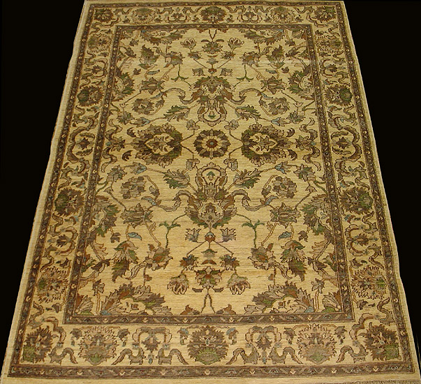 Contemporary Sultanabad Design RugWoven in Pakistan, 5'6" x 8' RN#rp26916