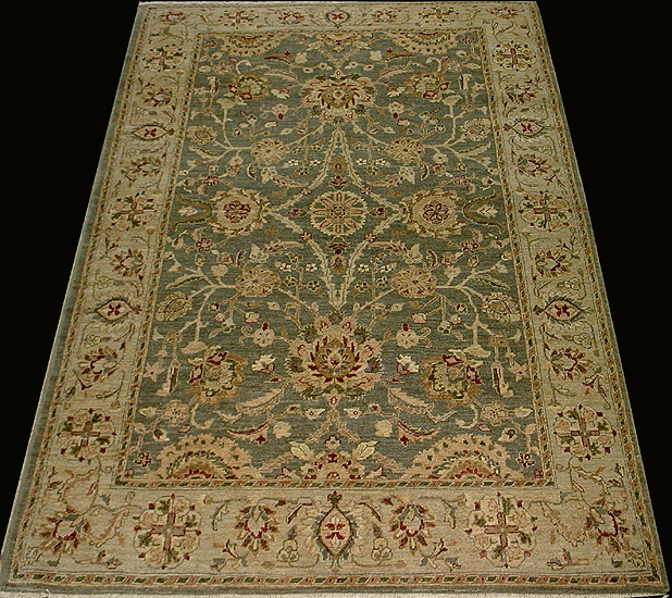 Contemporary Sultanabad Design RugWoven in Pakistan, 6' x 9' RN#rp26917