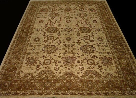 Contemporary Sultanabad Design RugWoven in Pakistan, 10' x 14' RN#rp26922