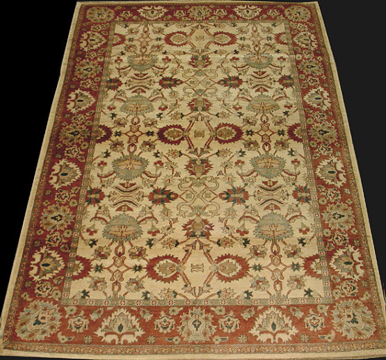 Contemporary Sultanabad Design RugWoven in Pakistan, 5'11" x 8'7" RN#rp26929