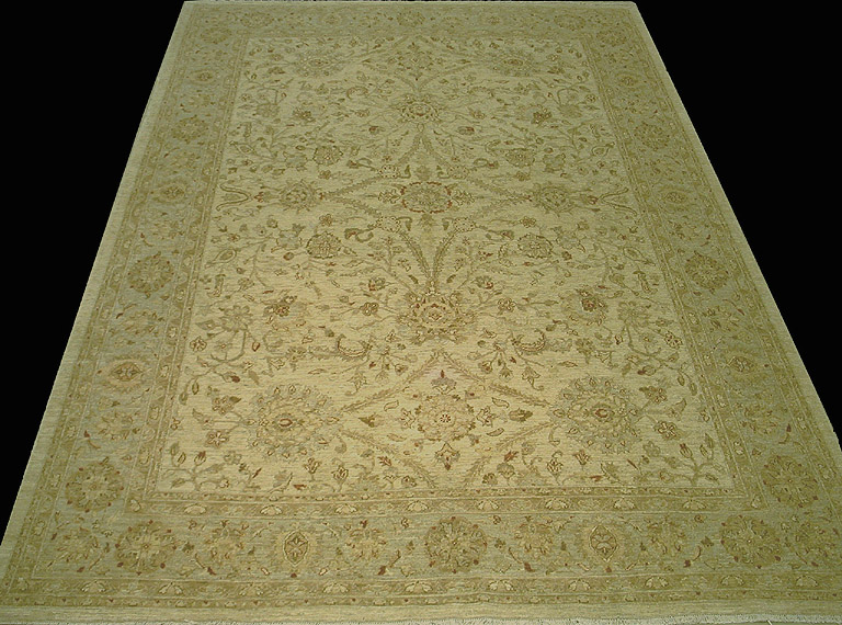 Contemporary Sultanabad Design RugWoven in Pakistan, 8'8" x 12' RN#rp26989