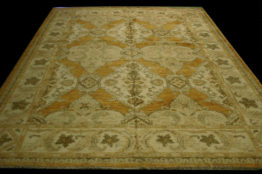Antique look Oushak RugWoven in Afghanistan, 8' x 10'9" RN#rp28120