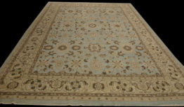 Antique look Oushak RugWoven in Afghanistan, 8'8" x 12'7" RN#rp28152