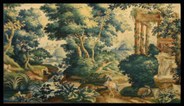 Antique Verdure Tapestry Wall Hanging17th Century, 7'9" x 10'7", Tapestry #Tpd3300