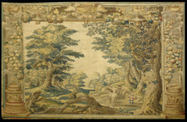 Antique VerdureTapestry Wall Hanging17th Century, 10'7" x 12'7 ", Tapestry #Tpd3577