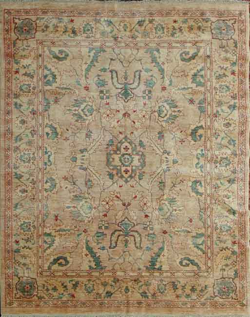 Contemporary Sultanabad Design RugFrom Pakistan, 10'x12' and 7'x6', Rug # 26266
