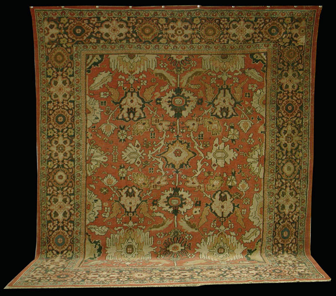 Antique Persian Sultanabad Rug Circa 18809'x11', Rug #26217