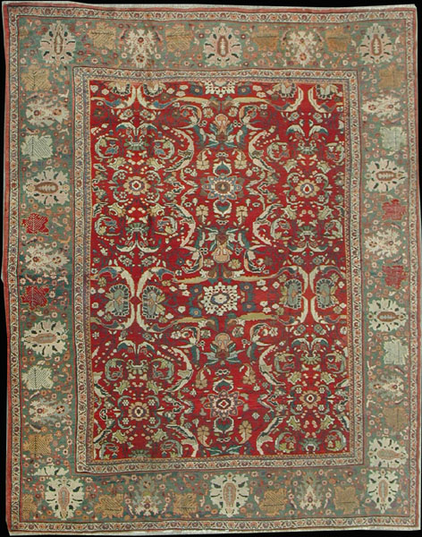 Antique Persian Sultanabad Rug Circa 190010'x11', RN #26240