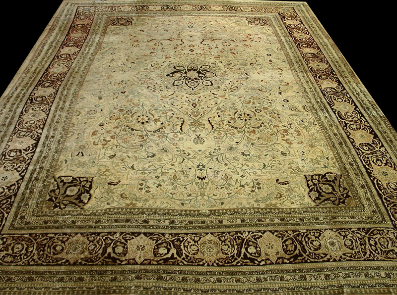 Antique Persian Sarouk Farahan RugCirca 1880, 13' x 18'2", Rug #26145