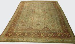 Antique Turkish Oushak Rug <br>11'2" x 14', RN# ou28085 circa 1920