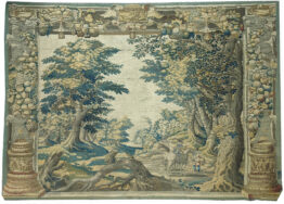 Antique Flemish tapestry, 17th century, 11' x 12'8, RN#tp3577
