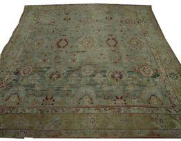 Antique Oushak rug, 12' x 16', Circa 1900, RN#ou6053