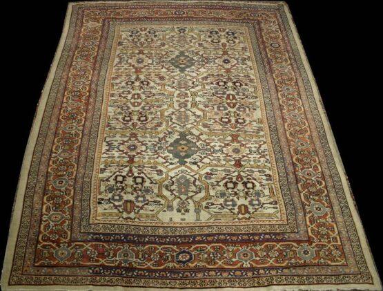 Antique Persian Sultanabad Rug Circa 19009'8"x14', Rug #26245